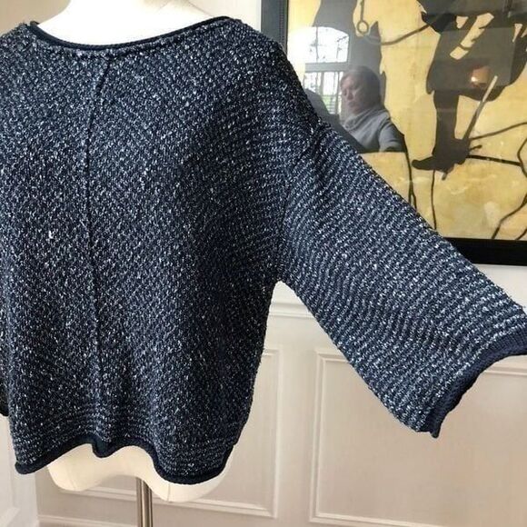 Free People Boxy Cropped Marled Knit XS - Picture 5 of 7